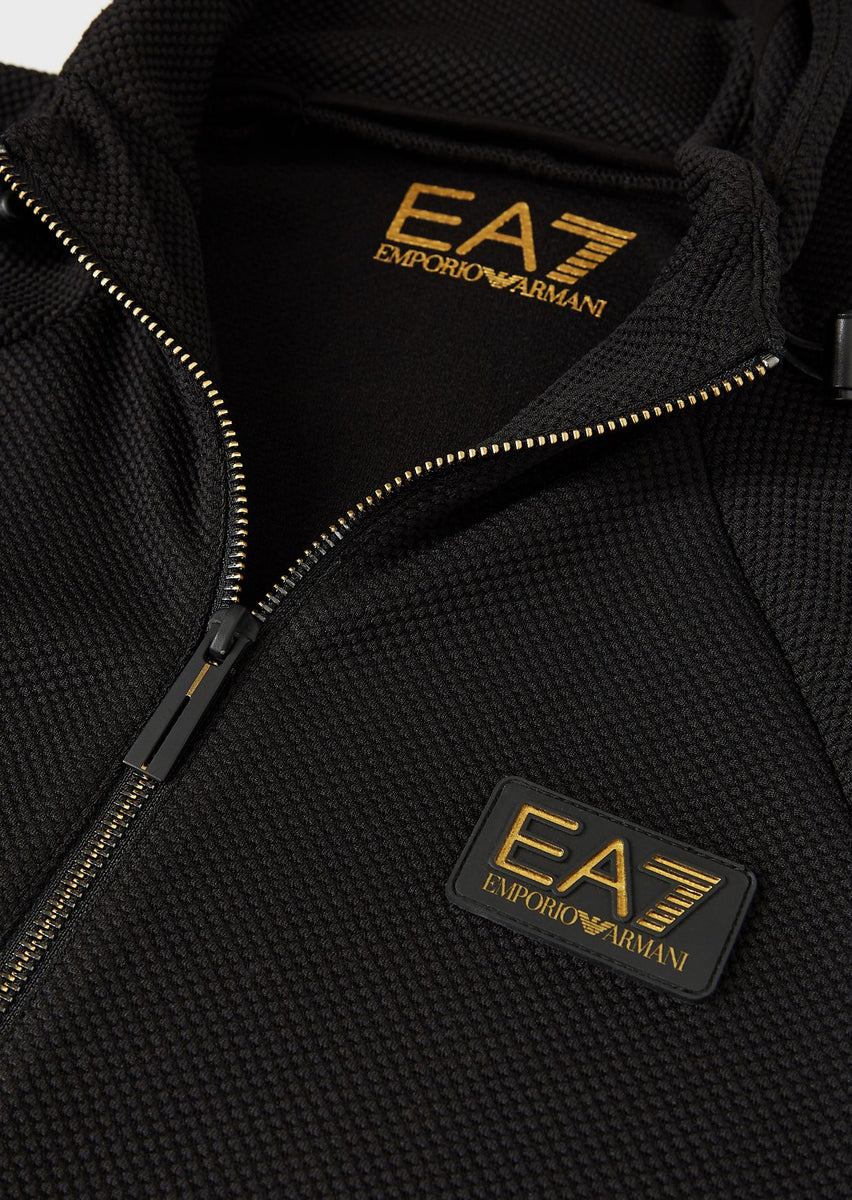 EA7 Emporio Armani Multi Logo Trainers Iron Gate/Black – Bronx