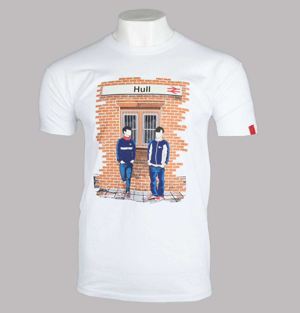 80s Casuals Train Station T-Shirt White