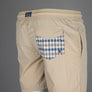 Aquascutum Beach Check Pocket Shorts Beige