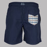 Aquascutum Beach Check Pocket Shorts Navy