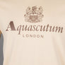 Aquascutum Big Logo T-Shirt Beige