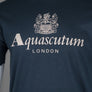 Aquascutum Big Logo T-Shirt Navy