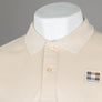 Aquascutum Check Patch Polo Shirt Beige