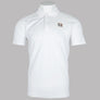Aquascutum Check Patch Polo Shirt White