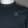 Aquascutum Club Check Details T-Shirt Navy