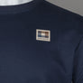 Aquascutum Club Check Patch Sweatshirt Navy