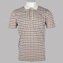 Aquascutum Club Check Polo Shirt Beige