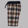 Aquascutum Macro Club Check Shorts Navy
