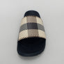 Aquascutum Macro Iconic Sliders Navy
