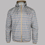 Aquascutum Reversible Hooded Sailor Jacket Khaki/Club Check