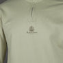 Aquascutum Small Logo Quarter Zip Sweatshirt Beige