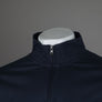 Aquascutum Small Logo Quarter Zip Sweatshirt Navy