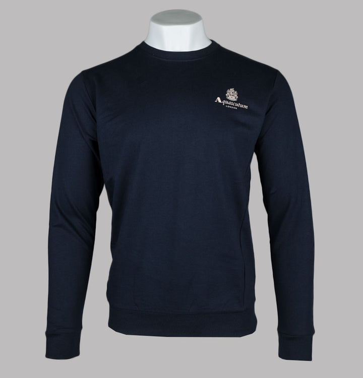 Aquascutum Small Logo Sweatshirt Navy