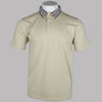 Aquascutum Supima Club Check Rib Polo Shirt Beige