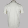 Aquascutum Supima Club Check Rib Polo Shirt Old White
