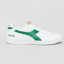 Diadora Game L Low 2030 Leather Trainers White/Amazon