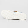 Diadora Game L Low Waxed Suede Pop Trainers White/Blue Denim