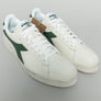 Diadora Game L Low Waxed Trainers White/Fogliage Green