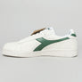 Diadora Game L Low Waxed Trainers White/Fogliage Green