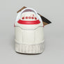 Diadora Game L Low Waxed Trainers White/Red Pepper