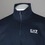 EA7 1/4 Zip Sweatshirt Armani Blue