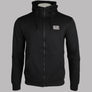 EA7 Core Identity Cotton Full Zip Up Sweatshirt Black