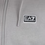 EA7 Core Identity Cotton Full Zip Up Sweatshirt Gull Grey