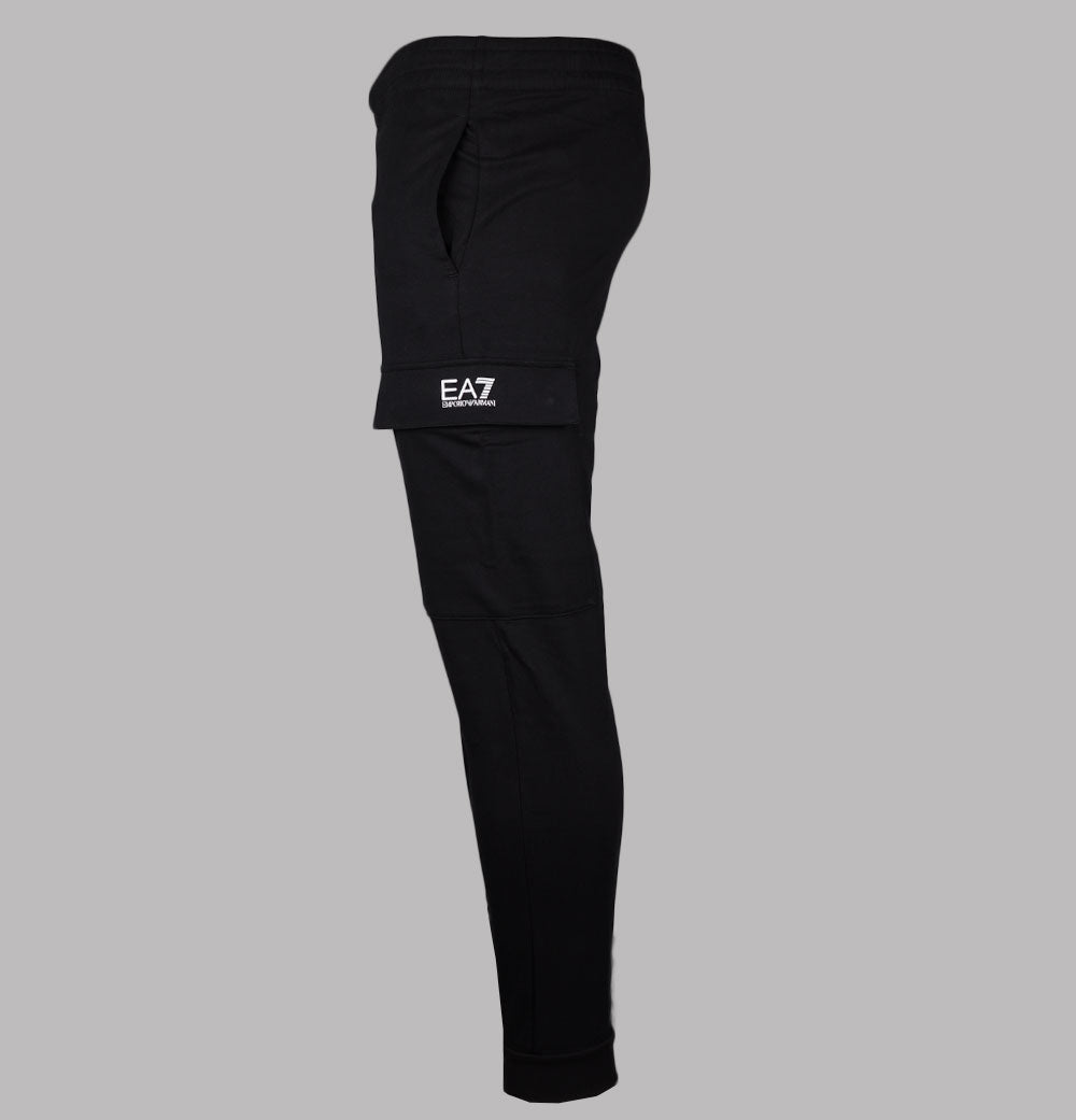 EA7 Emporio Armani Leggings - Trousers - black/white/black 