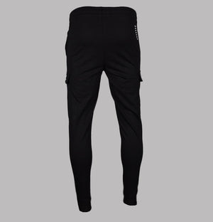 EA7 Cotton Cargo Pants Black/White