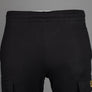 EA7 Cotton Cargo Pants Black/Gold