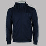 EA7 Full Zip Taping Poly Track Top Navy Blazer