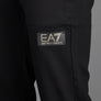 EA7 Gold Badge Logo Joggers Black