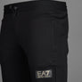 EA7 Gold Badge Logo Joggers Black