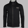 EA7 Gold Badge Logo Zip Through Sweatshirt Black