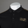 EA7 Gold Label Polo Shirt Black/Gold