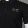 EA7 Gold Label Polo Shirt Black/Gold