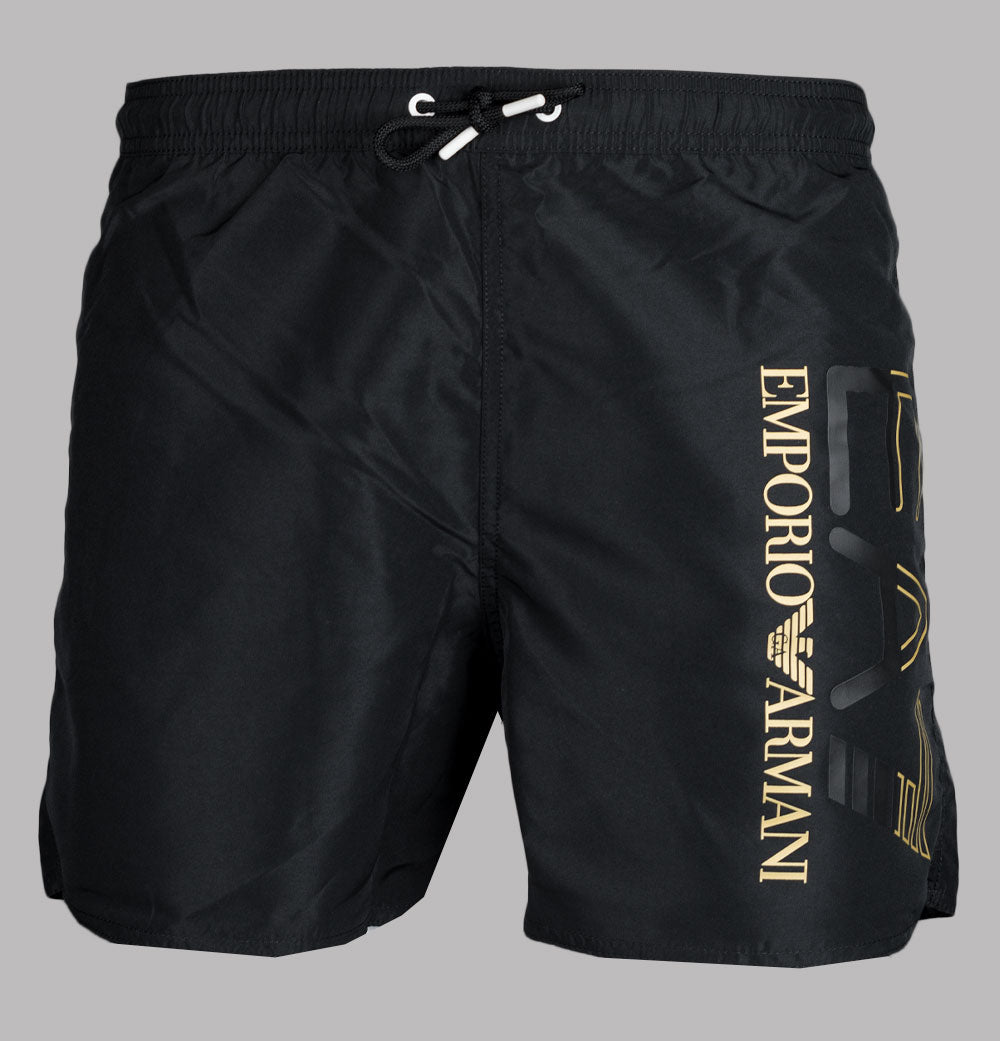 EA7 Gold Series Swim Shorts Black/Gold – Bronx Clothing