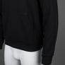 EA7 Logo Series Back Taping Hoodie Black