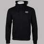 EA7 Logo Series Back Taping Hoodie Black