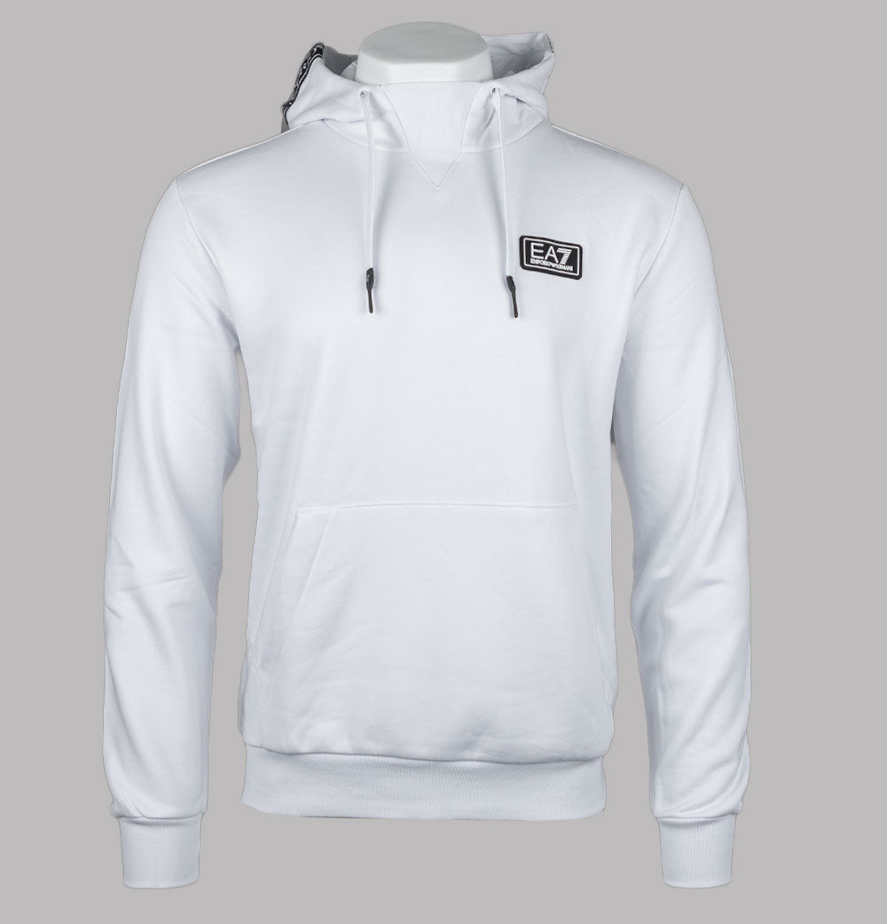 White armani shop hoodie