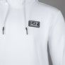 EA7 Logo Series Back Taping Hoodie White