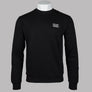 EA7 Logo Series Back Taping Sweatshirt Black