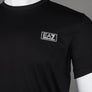 EA7 Logo Series Back Taping T-Shirt Black