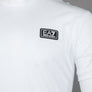 EA7 Logo Series Back Taping T-Shirt White