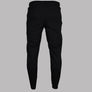 EA7 Logo Series Taping Cotton Joggers Black