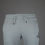 EA7 Logo Series Taping Cotton Joggers Griffin Grey