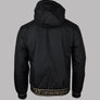 EA7 Logo Series Taping Hooded Bomber Jacket Black/Gold