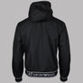 EA7 Logo Series Taping Hooded Bomber Jacket Black/White