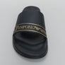 EA7 Logo Sliders Black/Gold