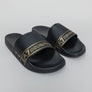 EA7 Logo Sliders Black/Gold